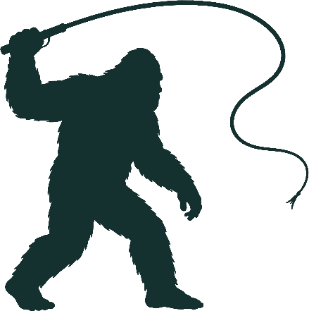 The Yowie cracking a whip